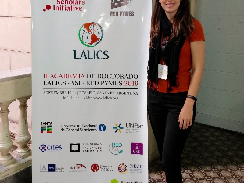 Discente: Ariana Cericatto da Silva / Evento: II Academia de Doctorado LALICS/YSI-INET/Red Pymes 2019